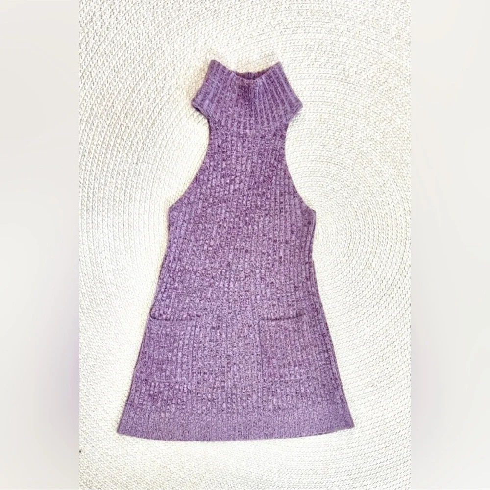 Free People Claude Lavender Knit Dress